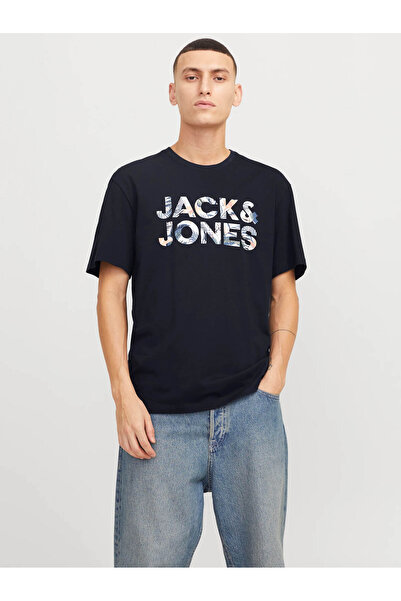 Jack & Jones Jjebryan Corp Logo Tee Ss Lacivert Erkek T-Shirt 12268127