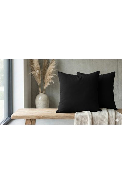 Sabia Soft Touch 100% Cotton 70X70Cm Square Pillowcase & Cushion Cover Set of 2