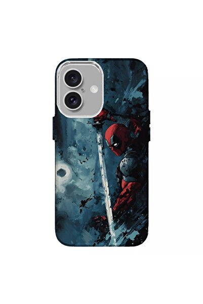 Turkuaz iPhone 16 Compatible Spider-Man Design Luxury Silicone Case
