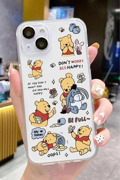 3GEN CASE İphone 15 Plus-İphone 14 Plus Uyumlu Desenli Şeffaf Silikon Kılıf