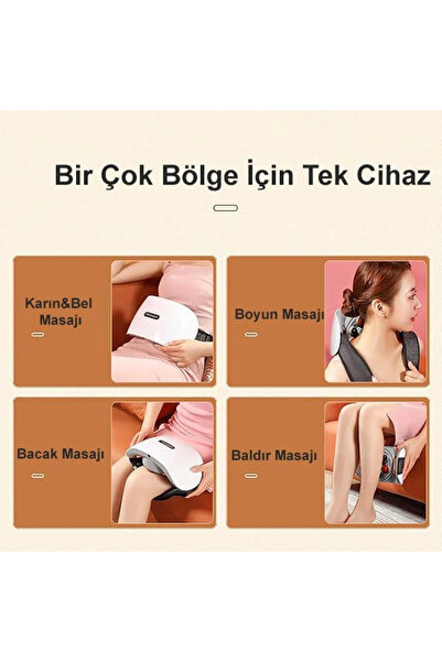 DailyTech Bian Taşı Isıtmalı Titreşimli Karın & Bel Masaj Kemeri Regl Döneminde Rahatlatıcı Kullanım