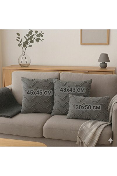 BH BABY HOME 2 bucăți 45x45 cm-43x43 cm-30x50 cm Husă decorativă pentru pernă...