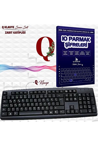 Liyakat Yayınları Katip OL- Q Klavye Sınav Seti - (Klavye Sınavı Aşaması İçin...