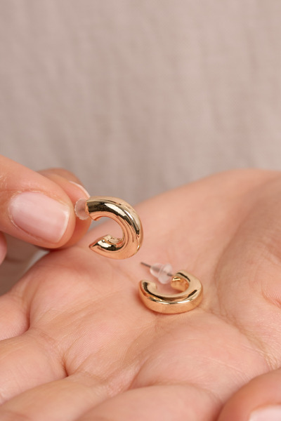 Elika Silver أقراط مجوهرات نسائية موديل Şarnel