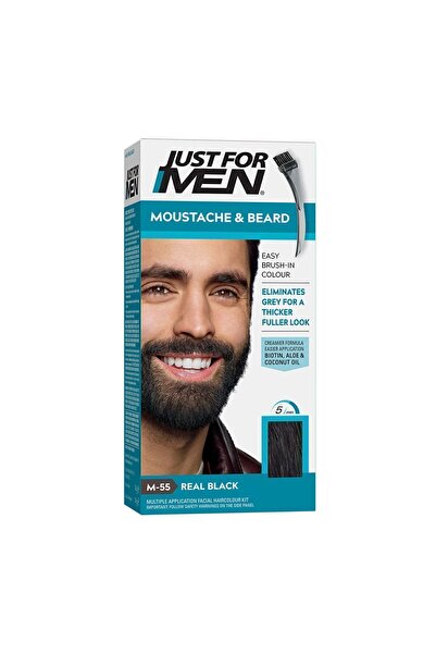 Just For Men Sakal Ve Bıyıklarınız Için Formüle Edilmiş Boya Siyah M-55