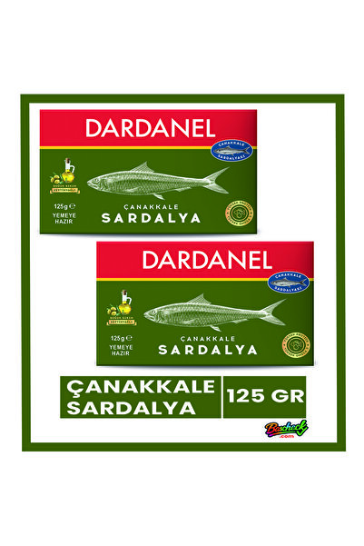 Dardanel Zeytinyağlı Soğuk Sıkım Çanakkale Sardalya 125 gr (2Paket)