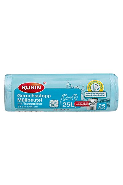 Rubin Çöp Torbası Koku Hapsedici - 25 Litre 53x54 Cm 25 Adet