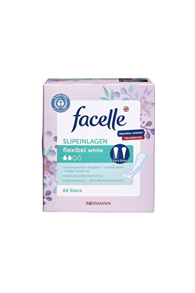 Facelle Günlük Ped String Slip Beyaz 60 Adet