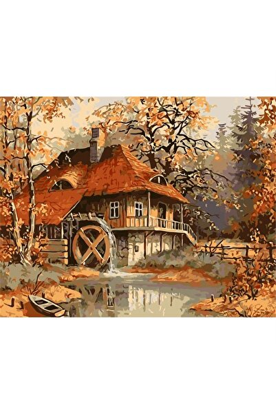 wombhobby Seçilmiş Yalnızlık Sayılarla Boyama Seti(40x50 Cm Tuval Şasesine Ge...