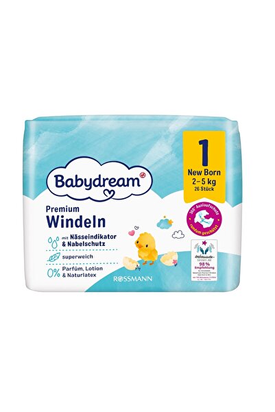 BABYDREAM Bebek Bezi 1 Beden 26'lı Kategori