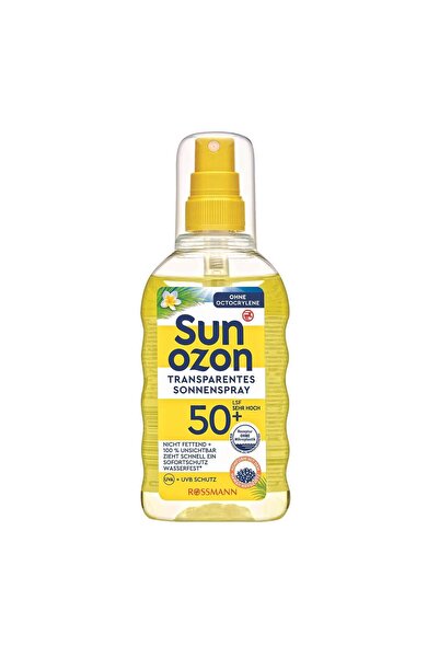 SunOzon Güneş Spreyi Spf 50 Transparan 200 ml