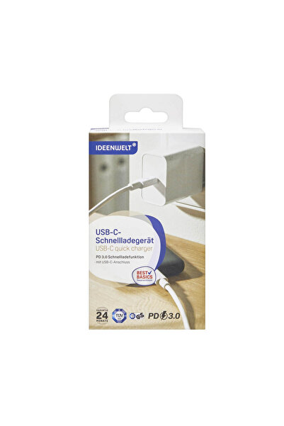 EVOSED Ideenwelt Best Basics Usb-c-schnellladegerät 20w Usb-c Hızlı Şarj Adap...