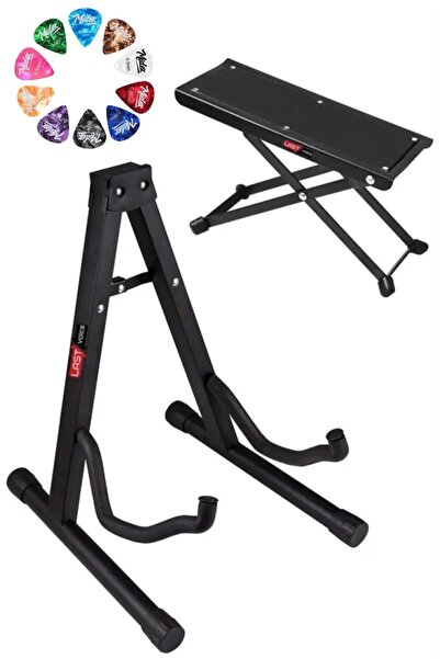 Lastvoice Gtr-111pd Profesyonel Gitar Standı Sehpası + Ayaklık + Pena