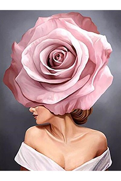 wombhobby Çiçeklenmek Ve Zerafet Sayılarla Boyama Seti(60X75 CM TUVAL ŞASESİN...