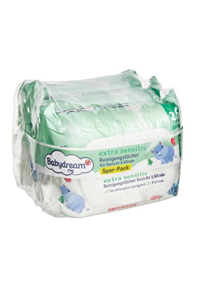 BABYDREAM Islak Mendil El & Yüz Ekstra Hassas 25x4 Adet