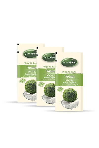 Mecitefendi Doğal Kil Maske Yosun 20 gr*3