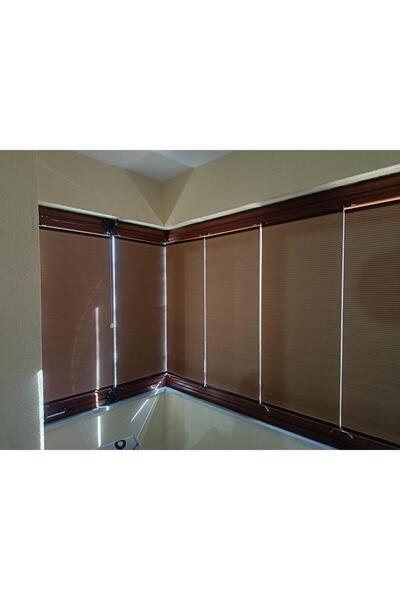 PLISED HOME %100 KARARTMA CAMEL KAHVE HONEYCOMB CAM BALKON PLİSE PERDE (isteğ...