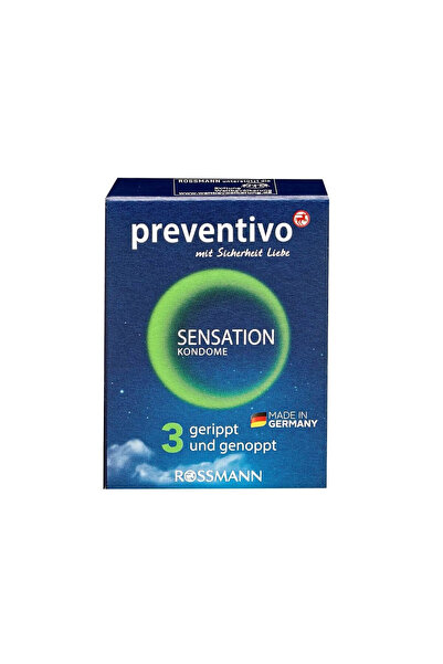 Preventivo Prezervatif Sensation Seyahat Boy 3'lü