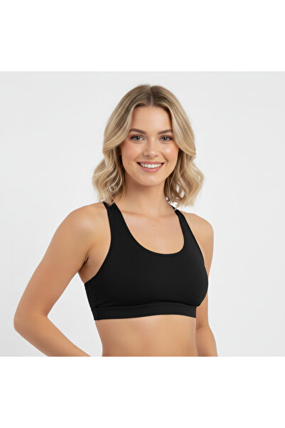 BONBON Women's Cotton Removable Pad Sports Bustier Bb2120