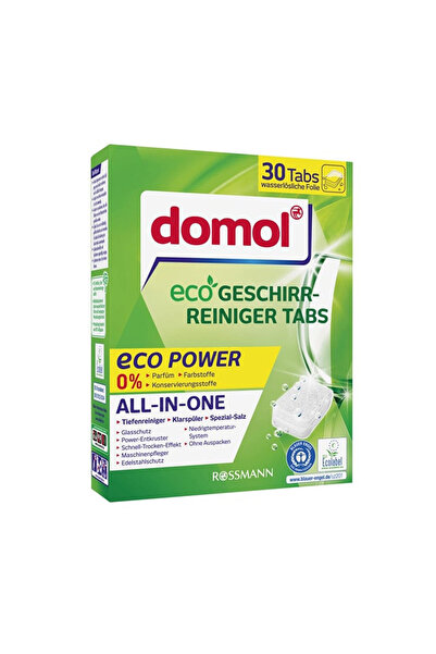 DOMOL Bulaşık Makinesi Tableti Eco 30'lu 1 Adet