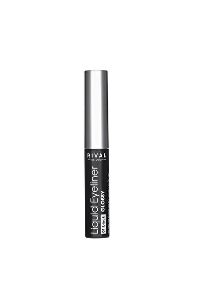 Rival De Loop No:01 Siyah Parlak Likit Eyeliner 1 Adet