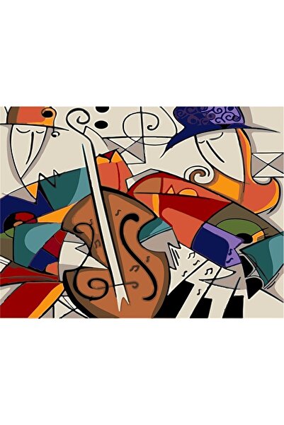 wombhobby Picasso 2 Sayılarla Boyama Seti 40x50 Cm (TUVALE GERİLİ)