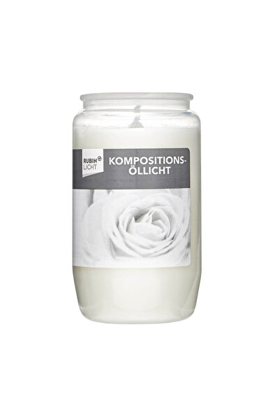 Light Oil Content Candle White