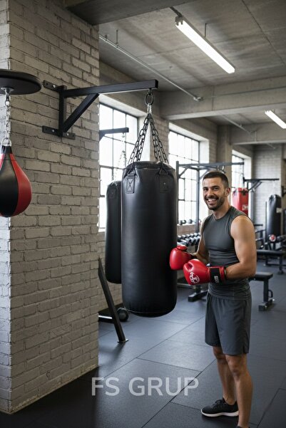 FSHOME FS GRUP | Kum Torbası Asma Aparatı – Duvara Monte, 150 Kg Taşıma Kapas...