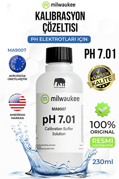 Milwaukee Kalibrasyon Sıvısı Ph 7.01 230 ml Ma9007