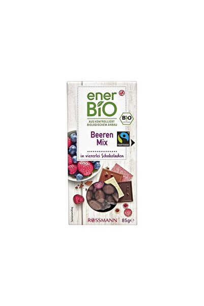enerBio Organik Çikolata Karışık Berry 85 g