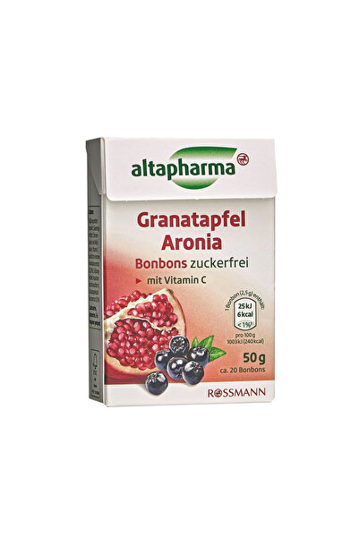 Altapharma Pomegranate and Aroniya 50 Gr Bonbon Confectionery Box