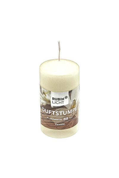 Rubinlicht 110x60 mm Bourbon ve Vanilya Kokulu Silindir Mum