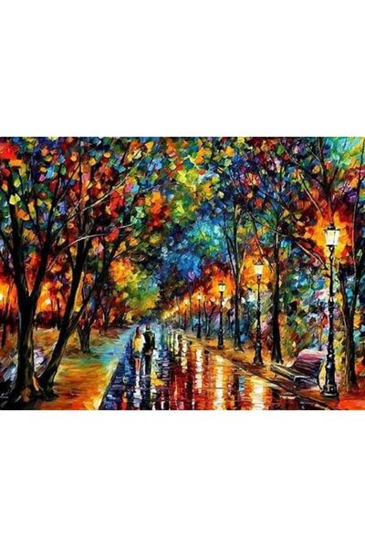 wombhobby Renkli Yürüyüş Sayılarla Boyama Seti 80x100 Cm Çerçeveli (Kasnağa )...