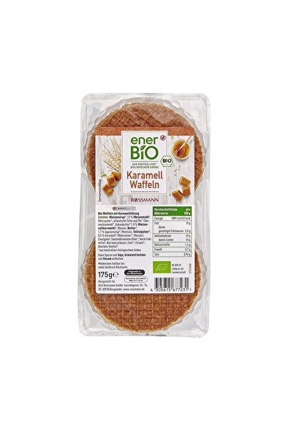 enerBio Organik Karamelli Gofret 175 gr