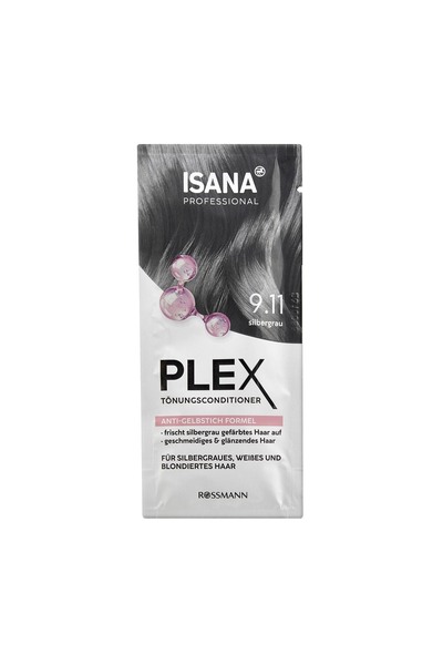Isana Professional Plex Renk Tonu Kremi 9.11 Gümüş Grisi / Renk Koruyucu, Turunculaşma Karşıtı