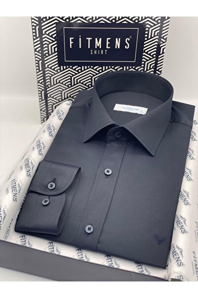 Fitmens Сlim Fit довгий рукав сатенений подарунковий короб Легко прасується ч...