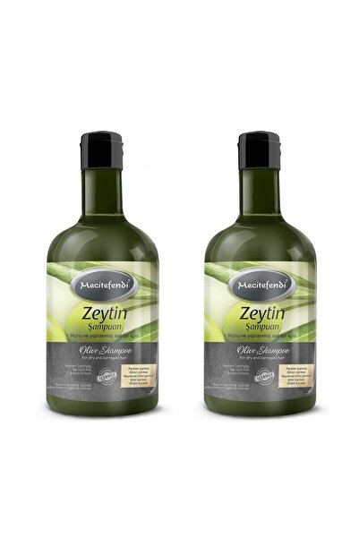 Mecitefendi شامبو زيت الزيتون 400 مل - عبوة من قطعتين