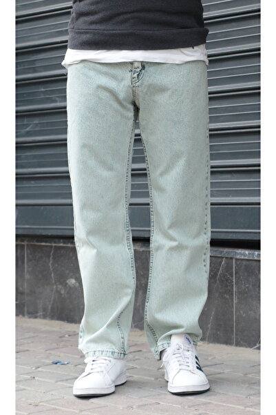 green poll Pantaloni largi pentru bărbați croială largă New Season Casual cro...