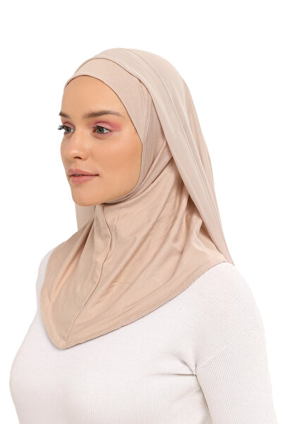 Altobeh Έτοιμο Luxury Practical Hijab Chiffon Shawl Sand Beige
