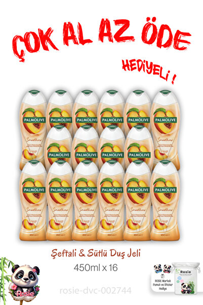Palmolive 16 Al 14 Öde Duş Jeli Smoothies Şeftali Ve Sütlü 450 ml