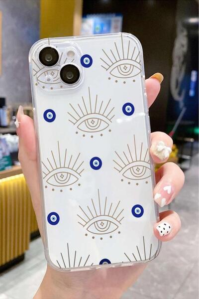 3GEN CASE İphone 15 Plus-İphone 14 Plus Uyumlu Desenli Şeffaf Silikon Kılıf