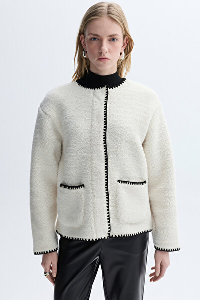 Mudo CEP DETAYLI PELÜŞ SWEATSHIRT