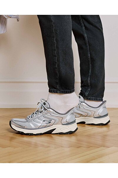 SKECHERS STAMINA SPORT Erkek Gri Sneakers 233150 SLGY