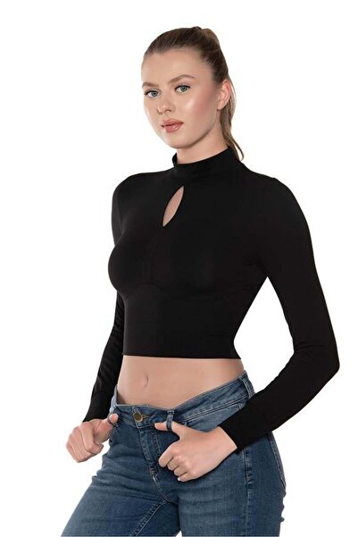 Belinay 8514 Uzun Kollu Kadın Crop