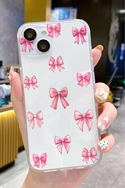 3GEN CASE İphone 15 Plus-İphone 14 Plus Uyumlu Desenli Şeffaf Silikon Kılıf