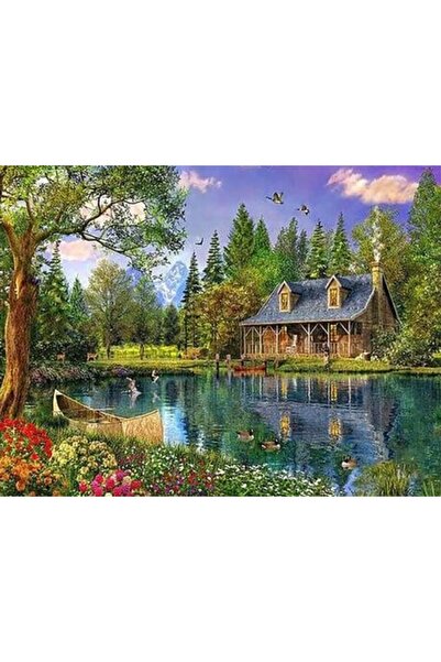 wombhobby Saklı Cennet Sayılarla Boyama Seti 60x75 Cm Çerçevesiz RULO ( Kasna...