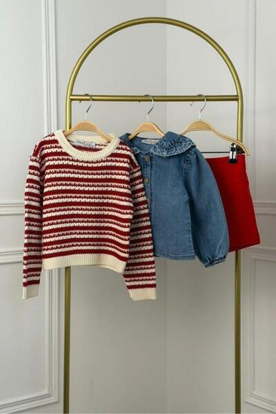 Booni Jooni Gömekli Knitwear 3-Piece Set