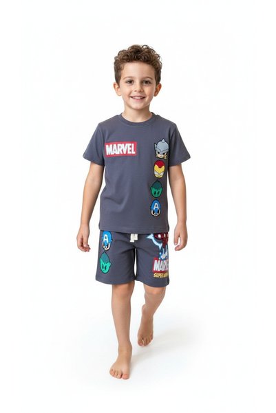 Booni Jooni Marvel Super Heroes Shorts Set