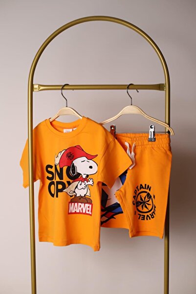 2Baby2mom بدلة كابتن سنوبي مع شورت