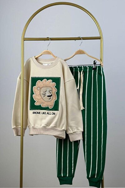 Booni Jooni Комплект спортен екип с бродерия „Цар Лъв“